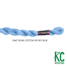 DMC 3 Pearl Cotton 519 Sky Blue - KC Needlepoint