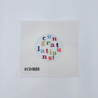 Congratulations round - KC Needlepoint
