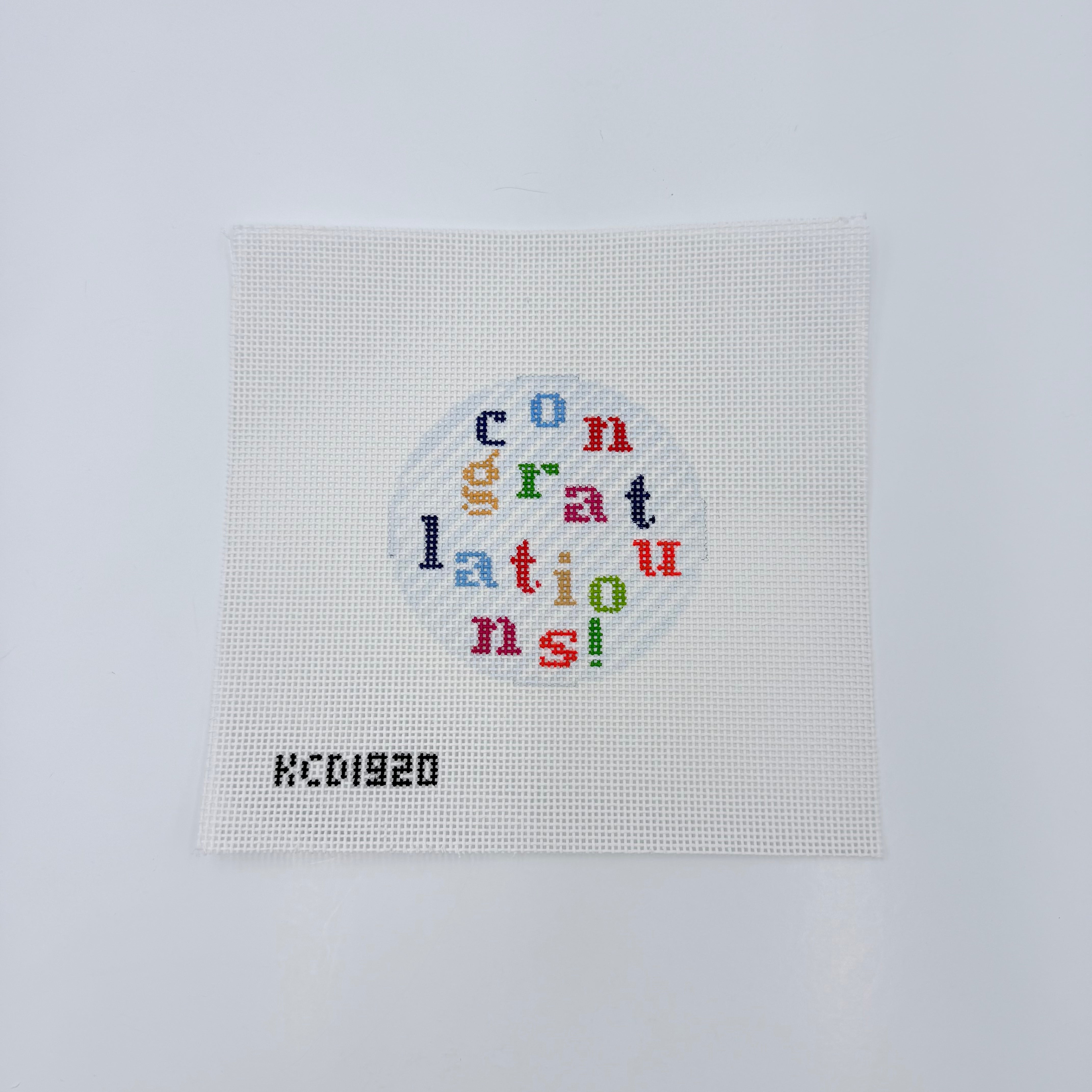 Congratulations round - KC Needlepoint