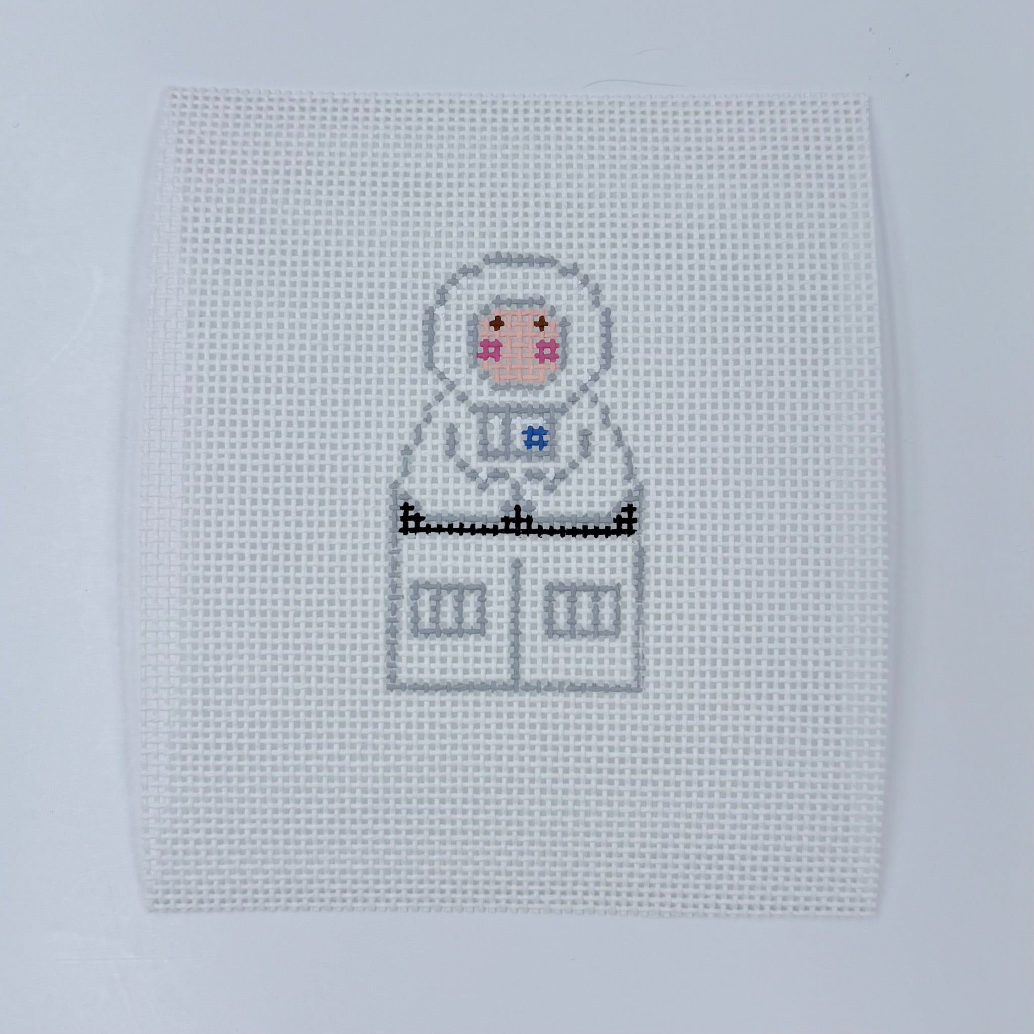 Astronaut Angel Needlepoint Canvas - KC Needlepoint