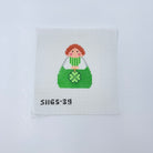Green Angel with Shamrock - KC Needlepoint