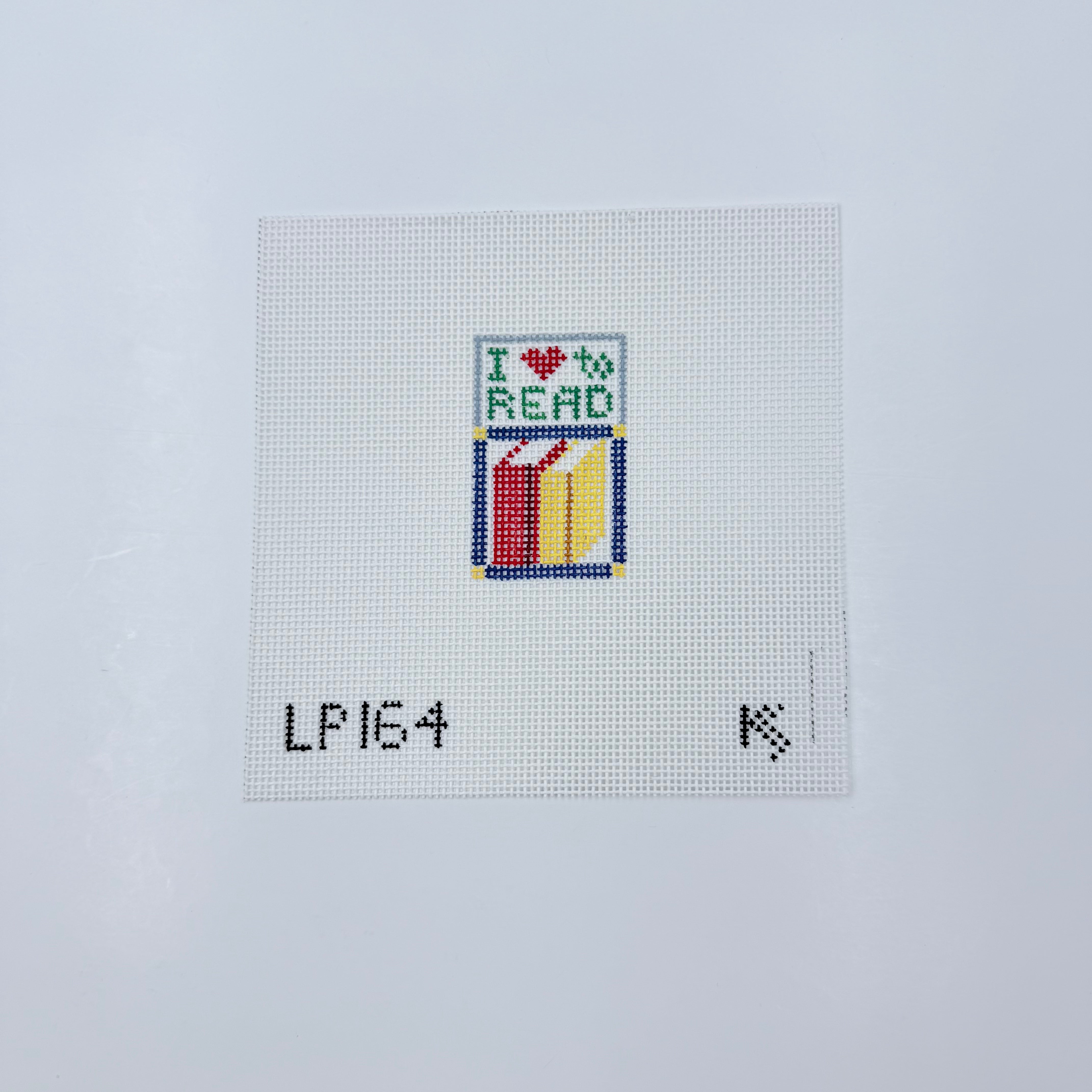 I Love to Read Canvas - KC Needlepoint