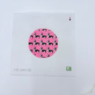 Boston Terrier Round Canvas - KC Needlepoint