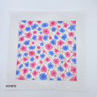 Pink and Blue Floral Canvas - KC Needlepoint