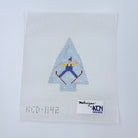 Ski Jumper Tree Canvas - KC Needlepoint