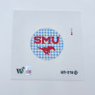 SMU Round Canvas - KC Needlepoint