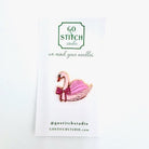 Pink Swan Needle Minder - KC Needlepoint