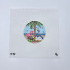 Bird Beach Ornament Canvas - KC Needlepoint
