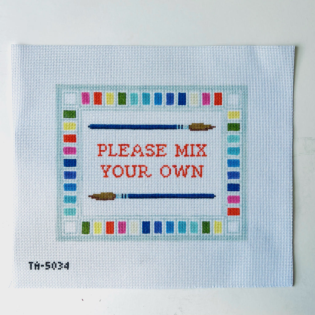 Please Mix Your Own Canvas - KC Needlepoint