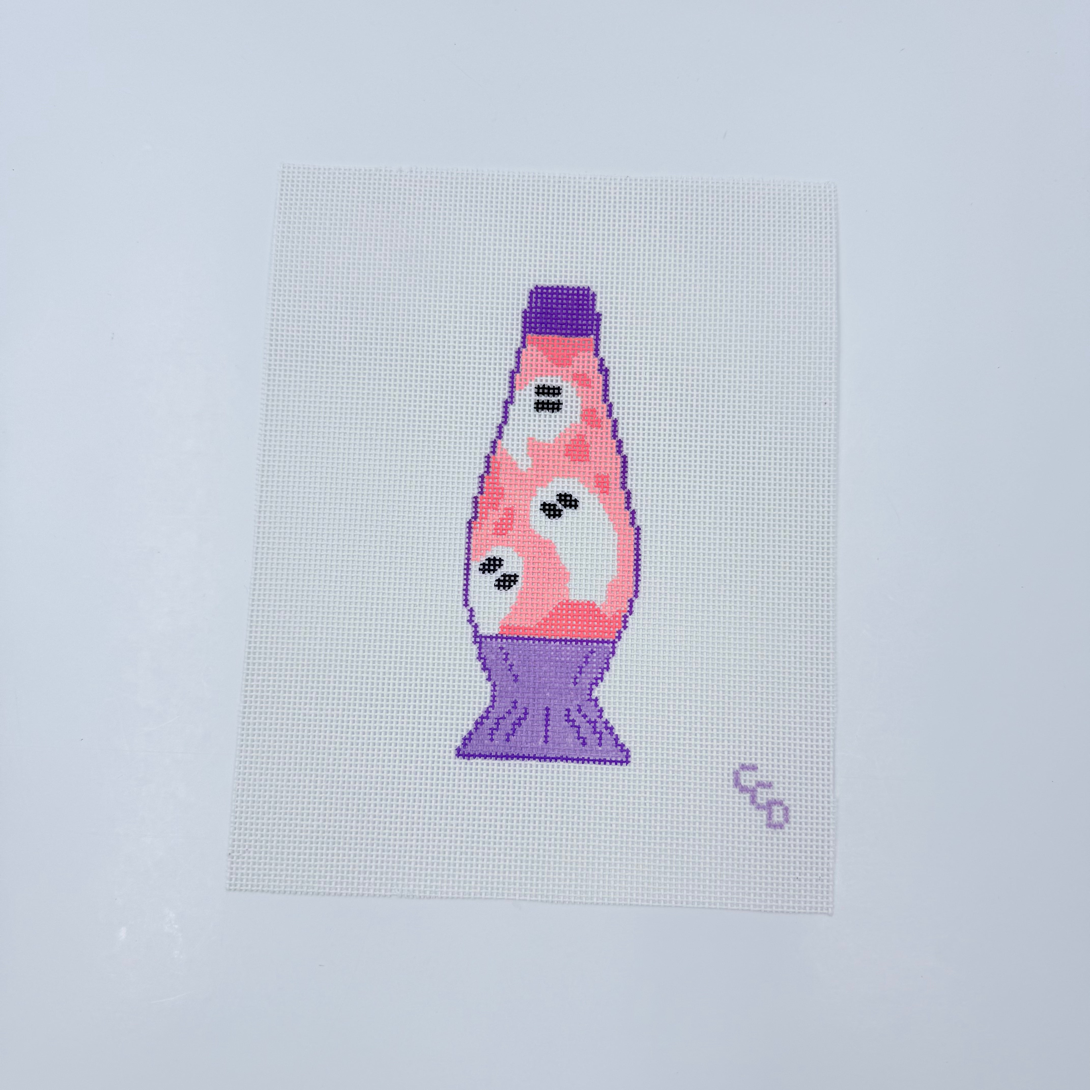 Ghost Lava Lamp Canvas - KC Needlepoint