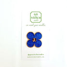 Lapis Clover Needle Minder - KC Needlepoint
