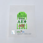 Alpha Epsilon Phi Travel Tag Canvas - KC Needlepoint