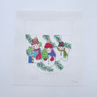 Three Snowmen Stocking Cuff Canvas - KC Needlepoint
