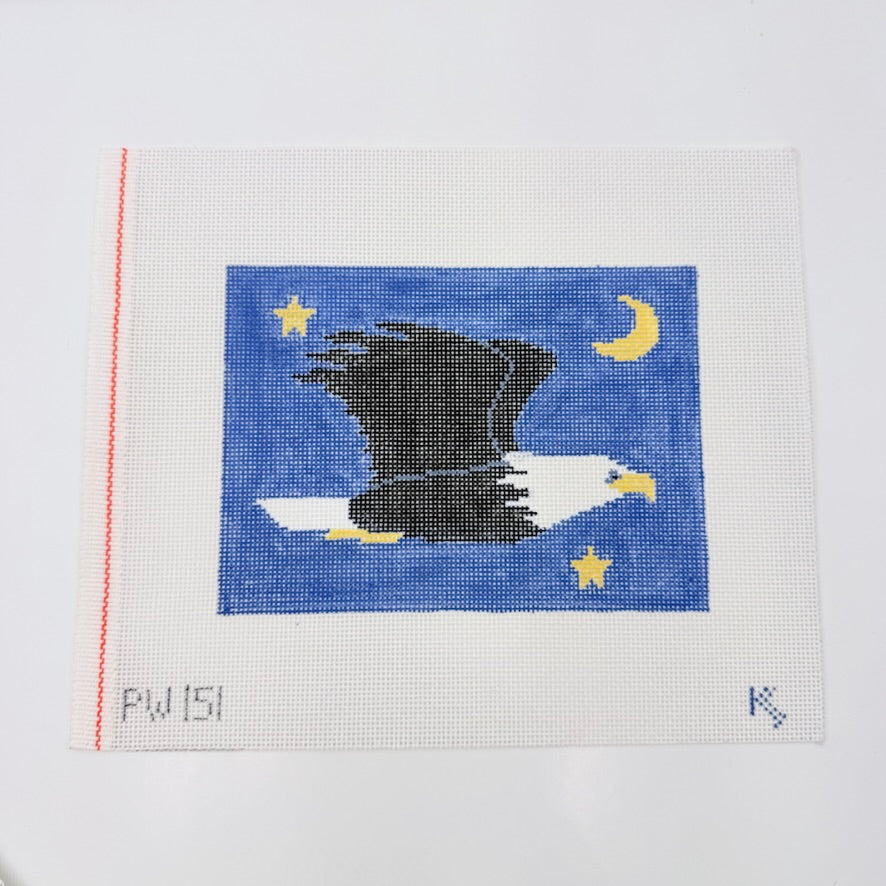 Bald Eagle Canvas - KC Needlepoint