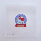 Snow Globe Angel Canvas - KC Needlepoint