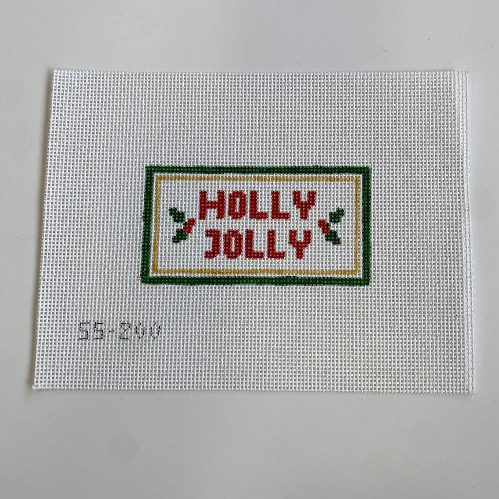 Holly Jolly Canvas - KC Needlepoint