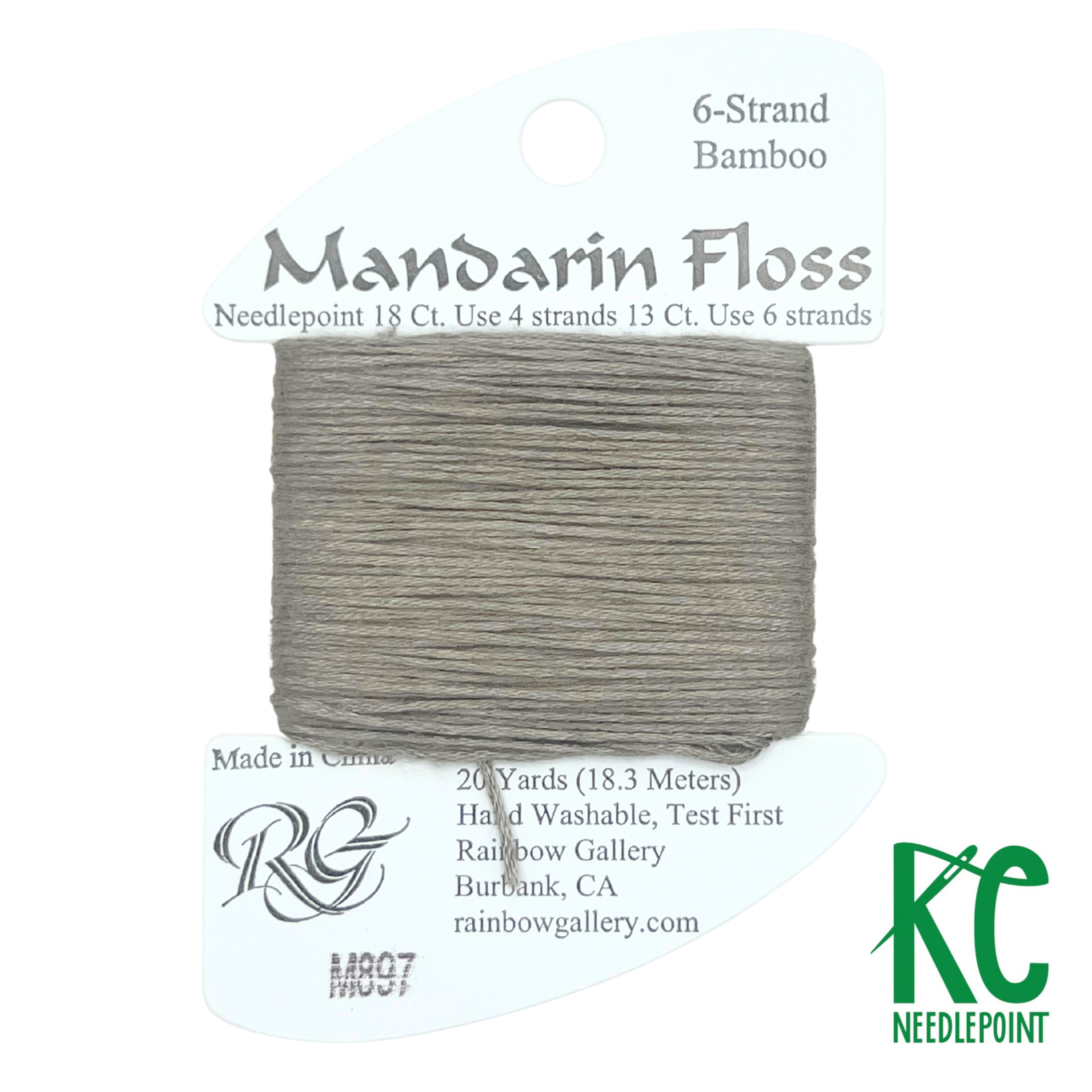 Mandarin Floss M897 Medium Taupe - KC Needlepoint