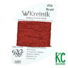Kreinik Card Size 16 003 Red - KC Needlepoint
