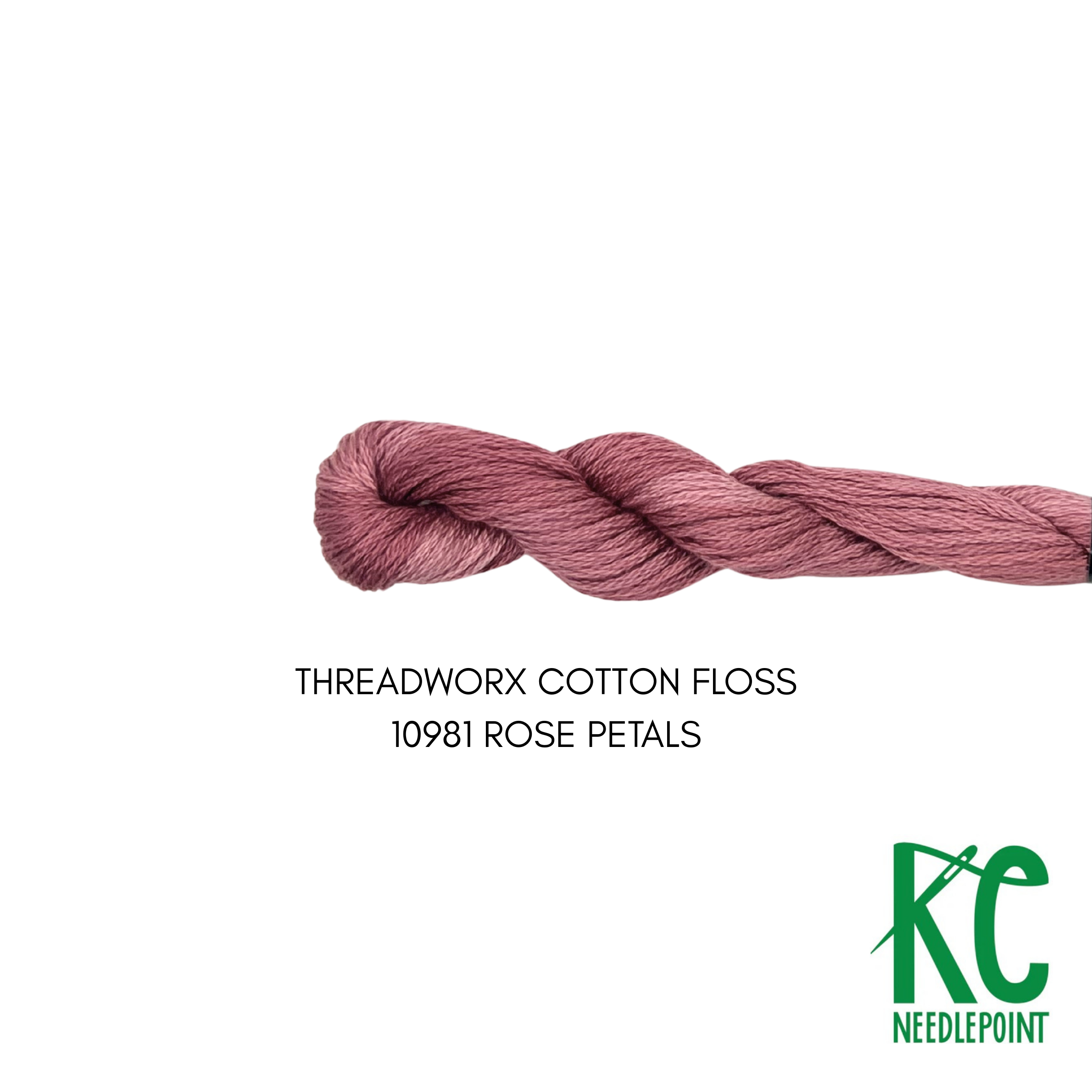 ThreadworX Cotton Floss 10981 Rose Petals - KC Needlepoint