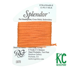 Splendor S978  Bright Pumpkin - KC Needlepoint