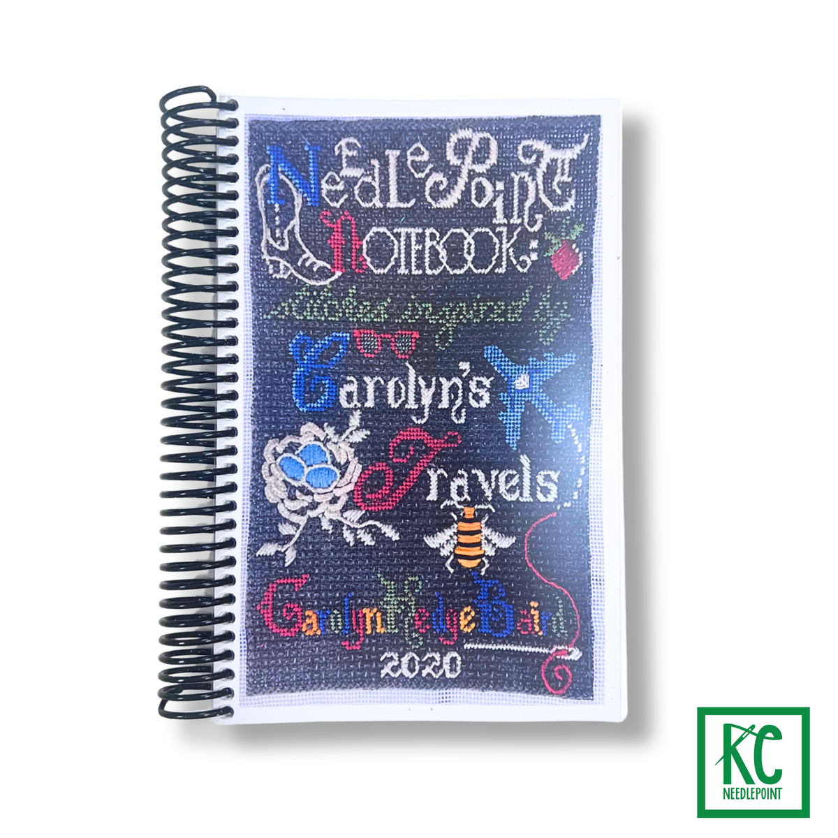 Needlepoint Notebook inspired by Carolyn's Travels - KC Needlepoint
