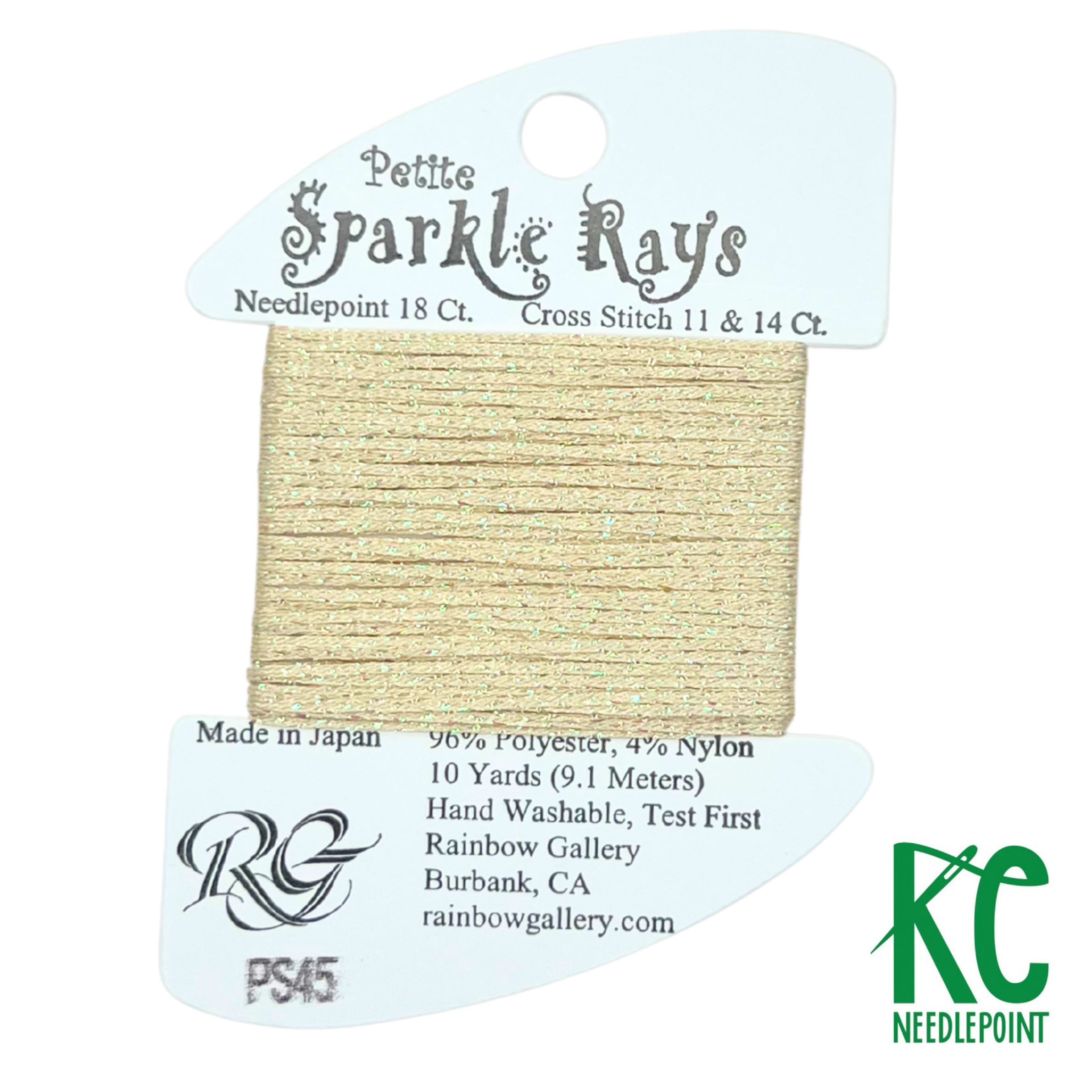 Petite Sparkle Rays PS45 Mocha - KC Needlepoint