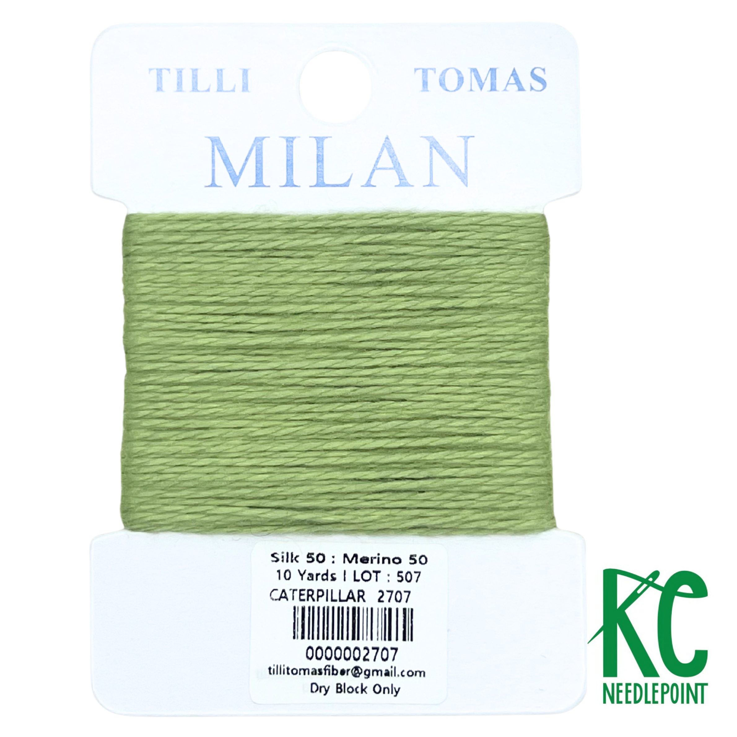 Milan Card 2707 Caterpillar - KC Needlepoint