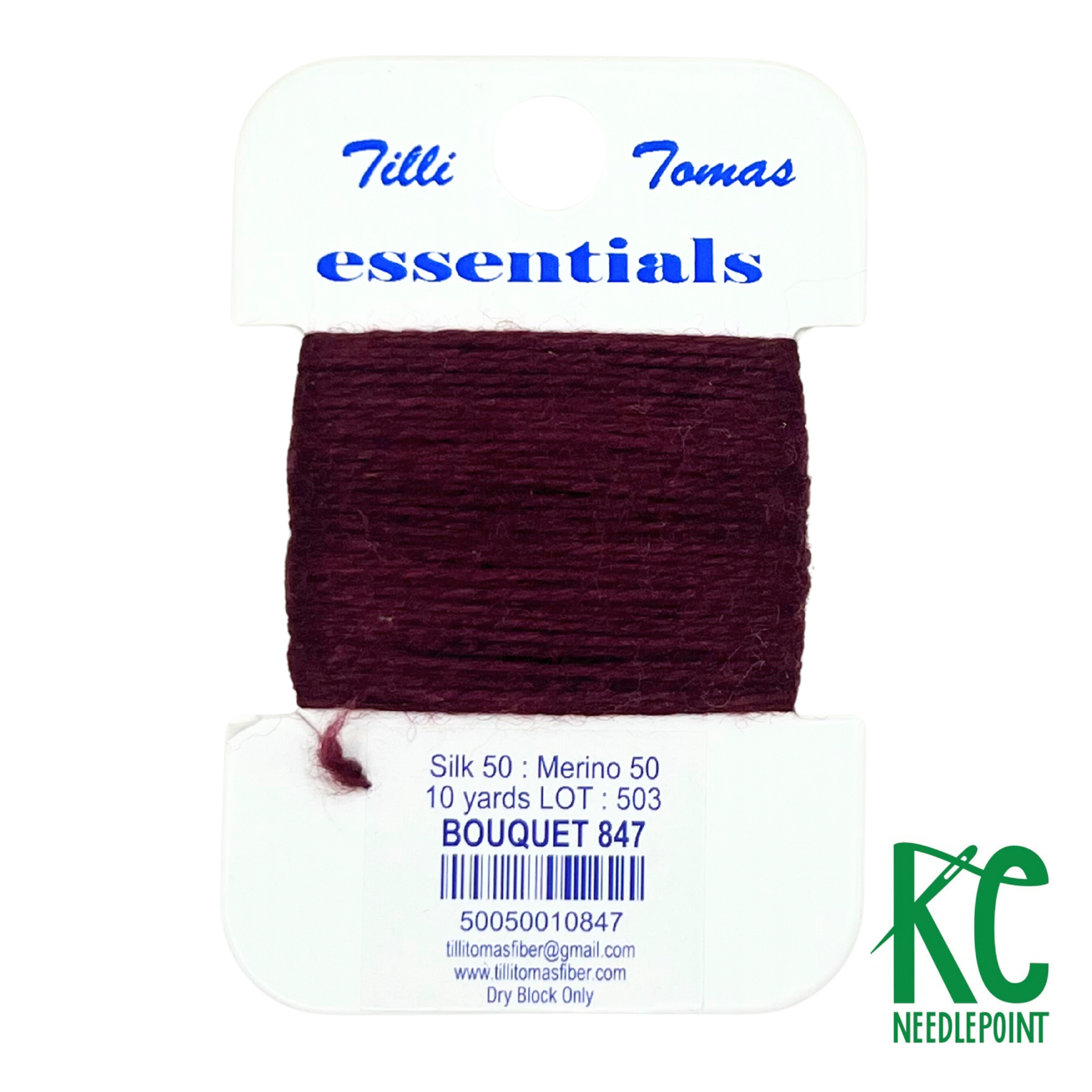 Essentials Card 847 Bouquet - KC Needlepoint