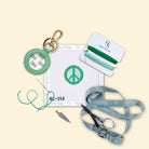 Peace Out Bag Tag/Key Fob Kit - KC Needlepoint
