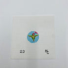 Hummingbird Key Fob Insert Canvas - KC Needlepoint