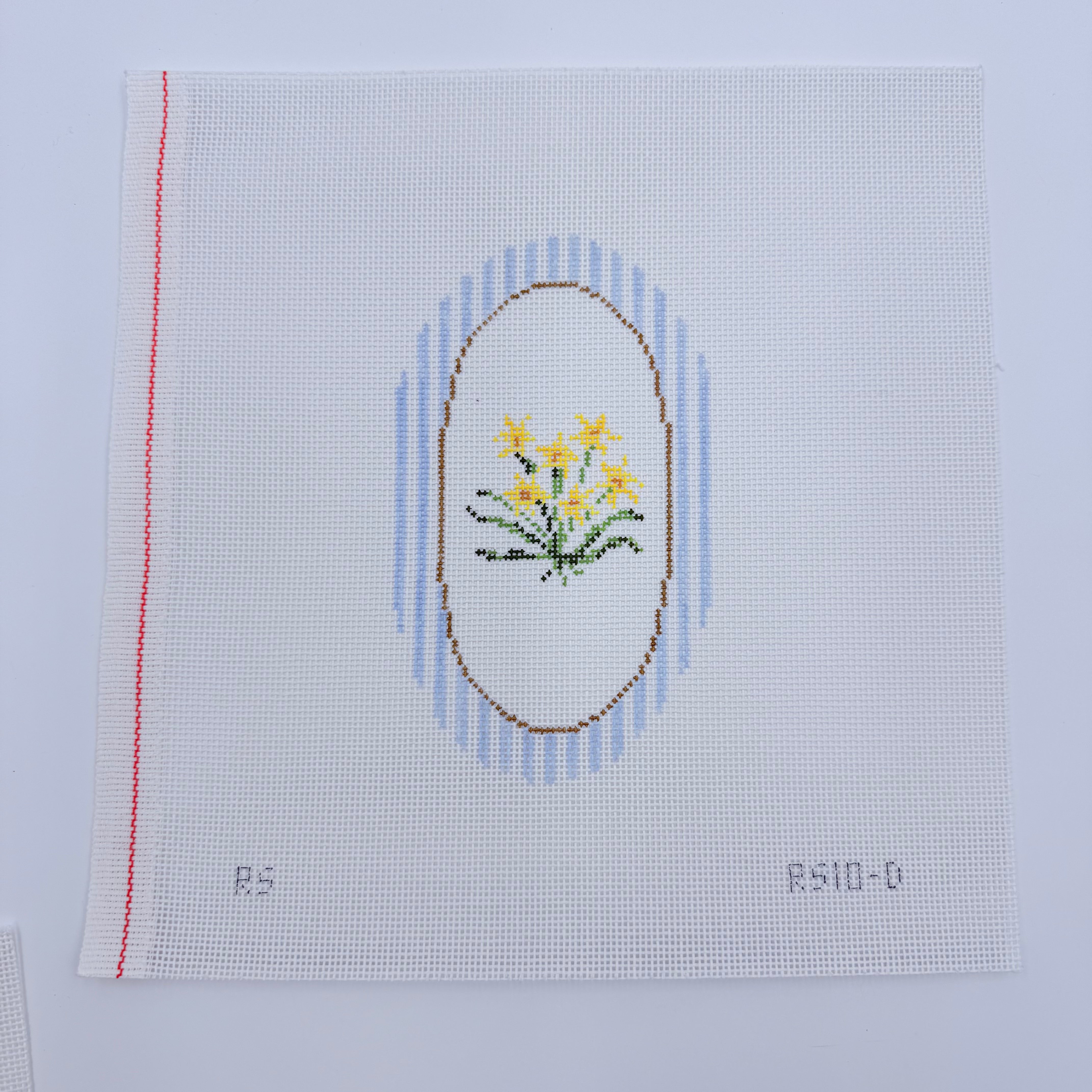 Daffodils Canvas - KC Needlepoint