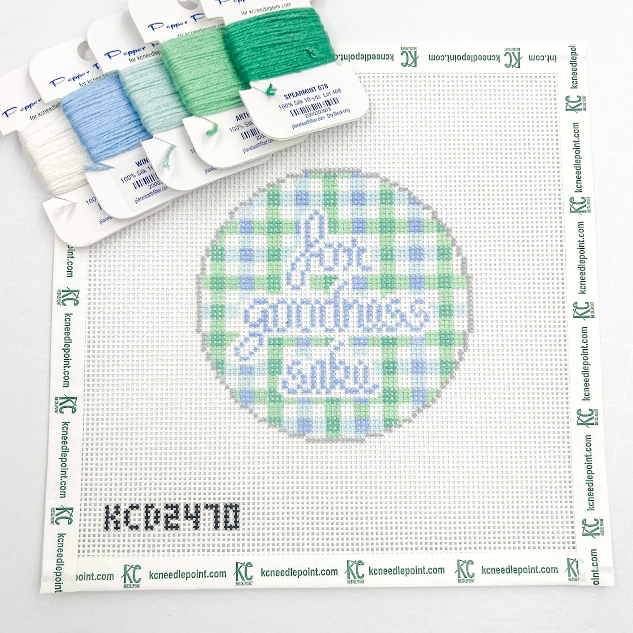 For Goodness Sake Kit - KC Needlepoint