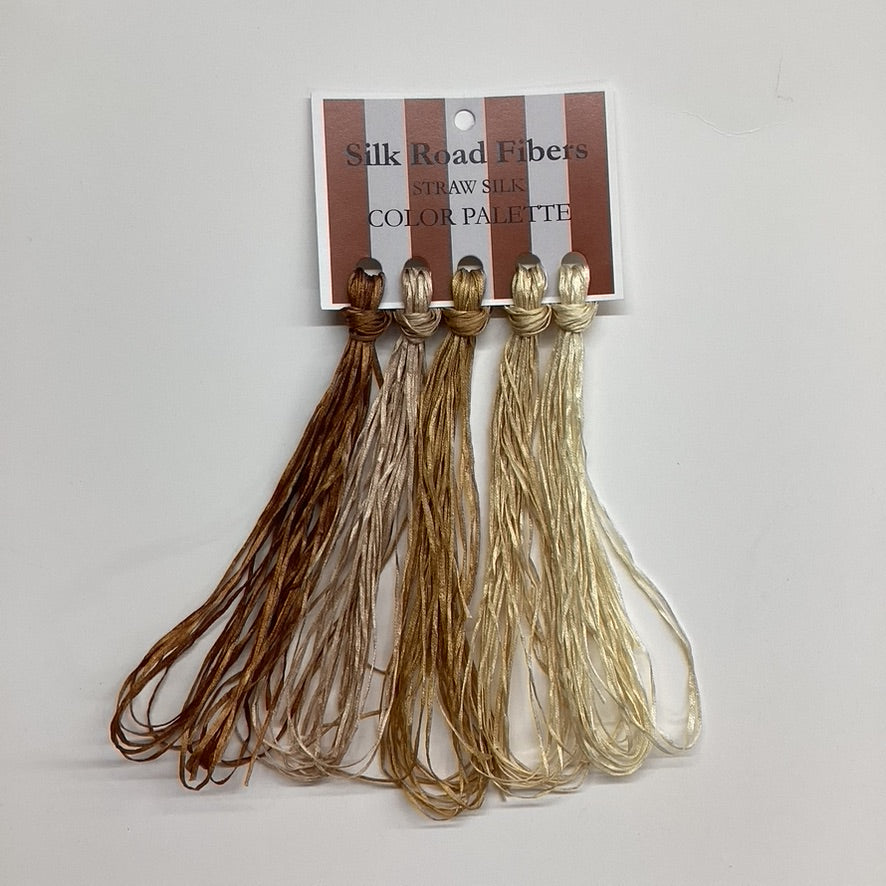 Straw Silk Color Palette Fawny Tawny - KC Needlepoint