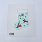 Equestrian Mini Sock Needlepoint Canvas - KC Needlepoint