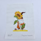 Sunflower Gnome Needlepoint Canvas - KC Needlepoint