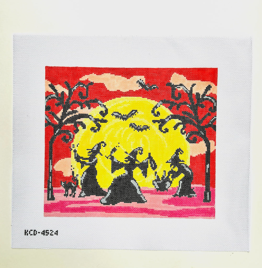 By the Light of the Moon Canvas - KC Needlepoint