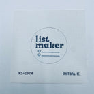 list maker canvas - KC Needlepoint