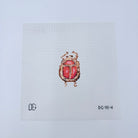 Coral Scarab Canvas - KC Needlepoint