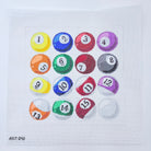 Billiard Balls Canvas - KC Needlepoint