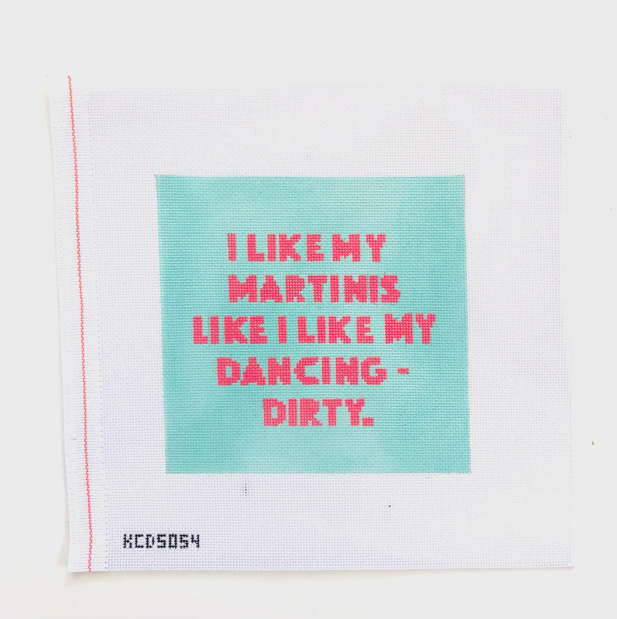 I Like My Martinis Canvas - KC Needlepoint