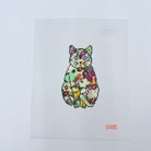 Floral Cat Canvas - KC Needlepoint