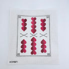 Ten of Hearts Canvas - KC Needlepoint