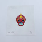Red  Sugar Skull Canvas - KC Needlepoint