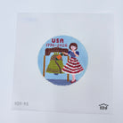 Betty Loves Liberty Canvas - KC Needlepoint