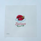 Believe Round Canvas - KC Needlepoint