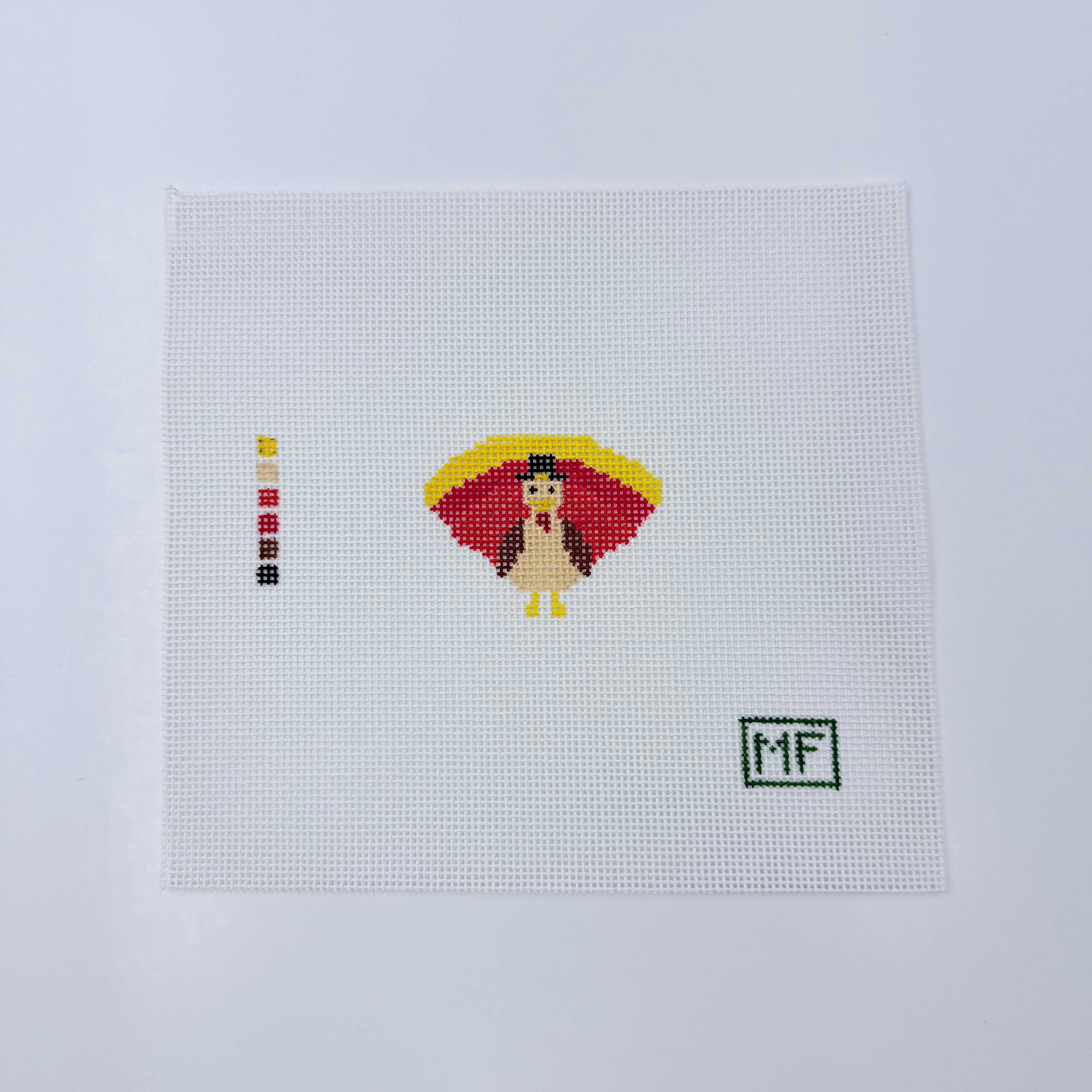 Turkey Mini Canvas - KC Needlepoint