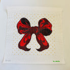 Red Bow Needlepoint Canvas - KC Needlepoint