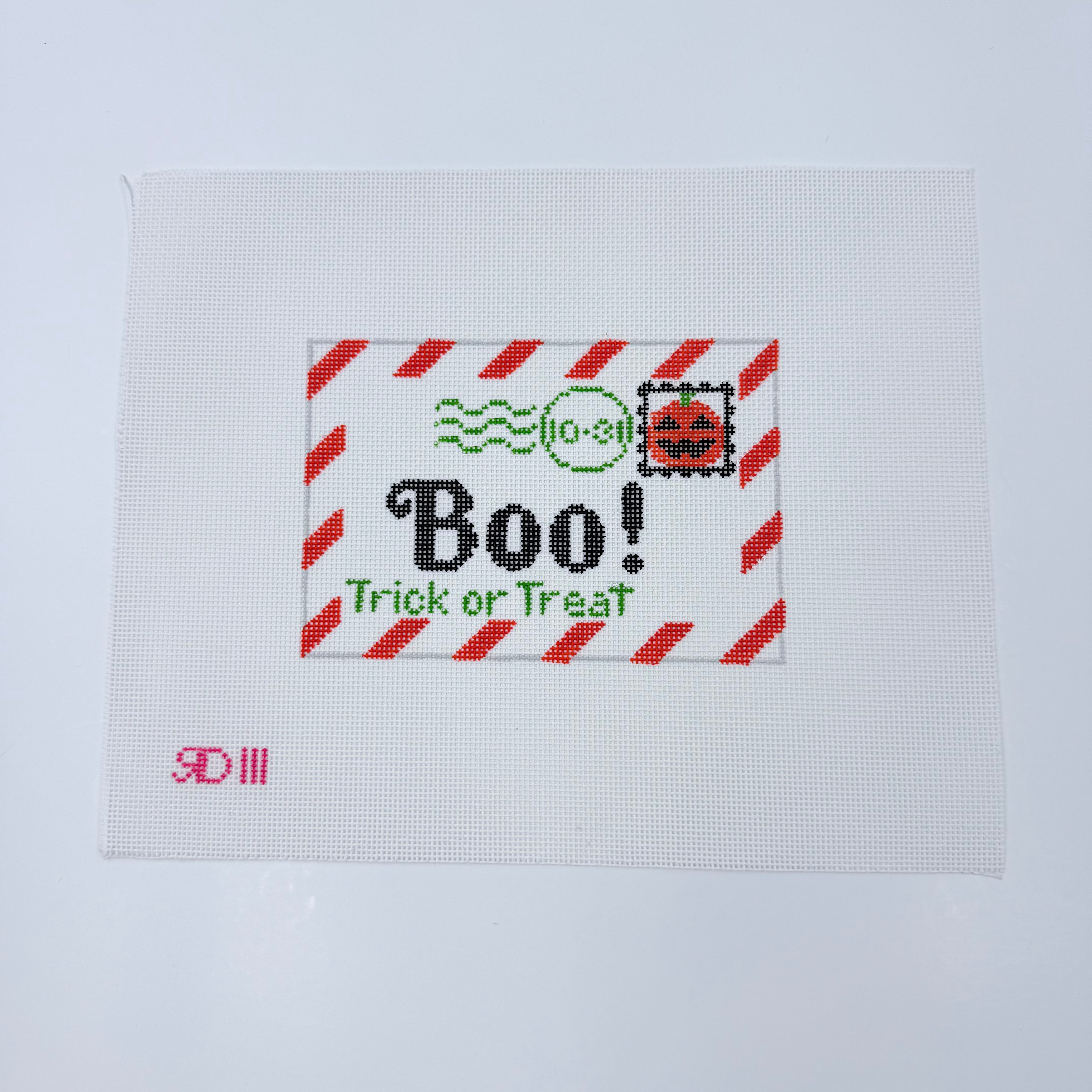 Boo Letter Canvas - KC Needlepoint