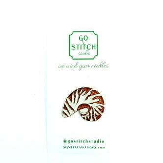 Nautilus Shell Needle Minder - KC Needlepoint