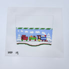 Train Stocking Topper Canvas - KC Needlepoint